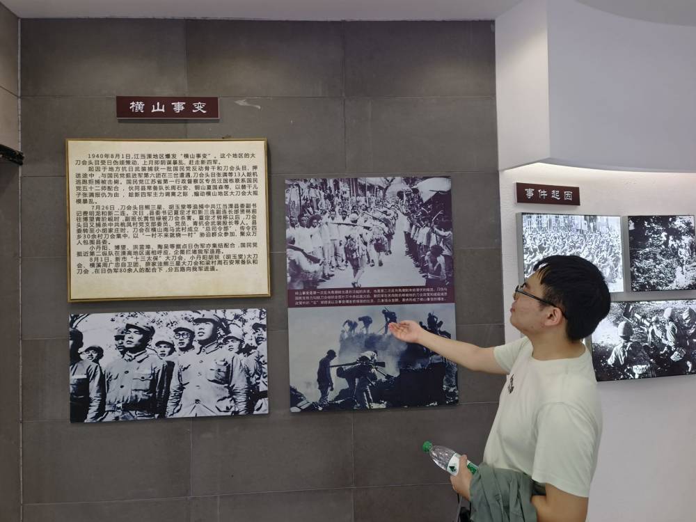 圖為團隊成員參加紅色故事宣講